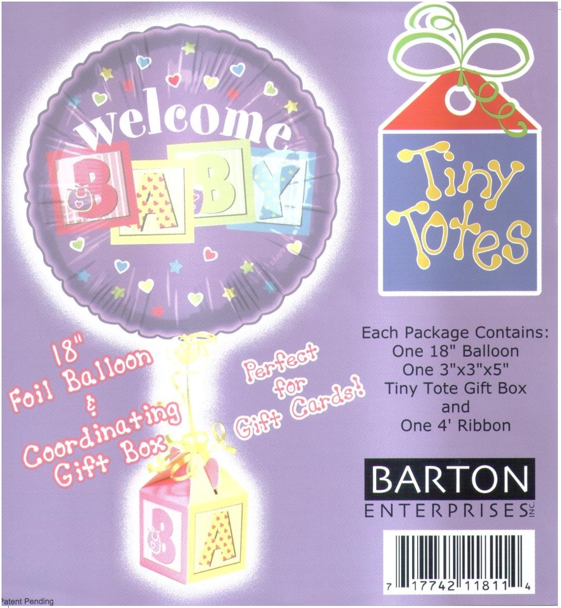Welcome Baby Tiny Totes Mylar Balloon Singapore